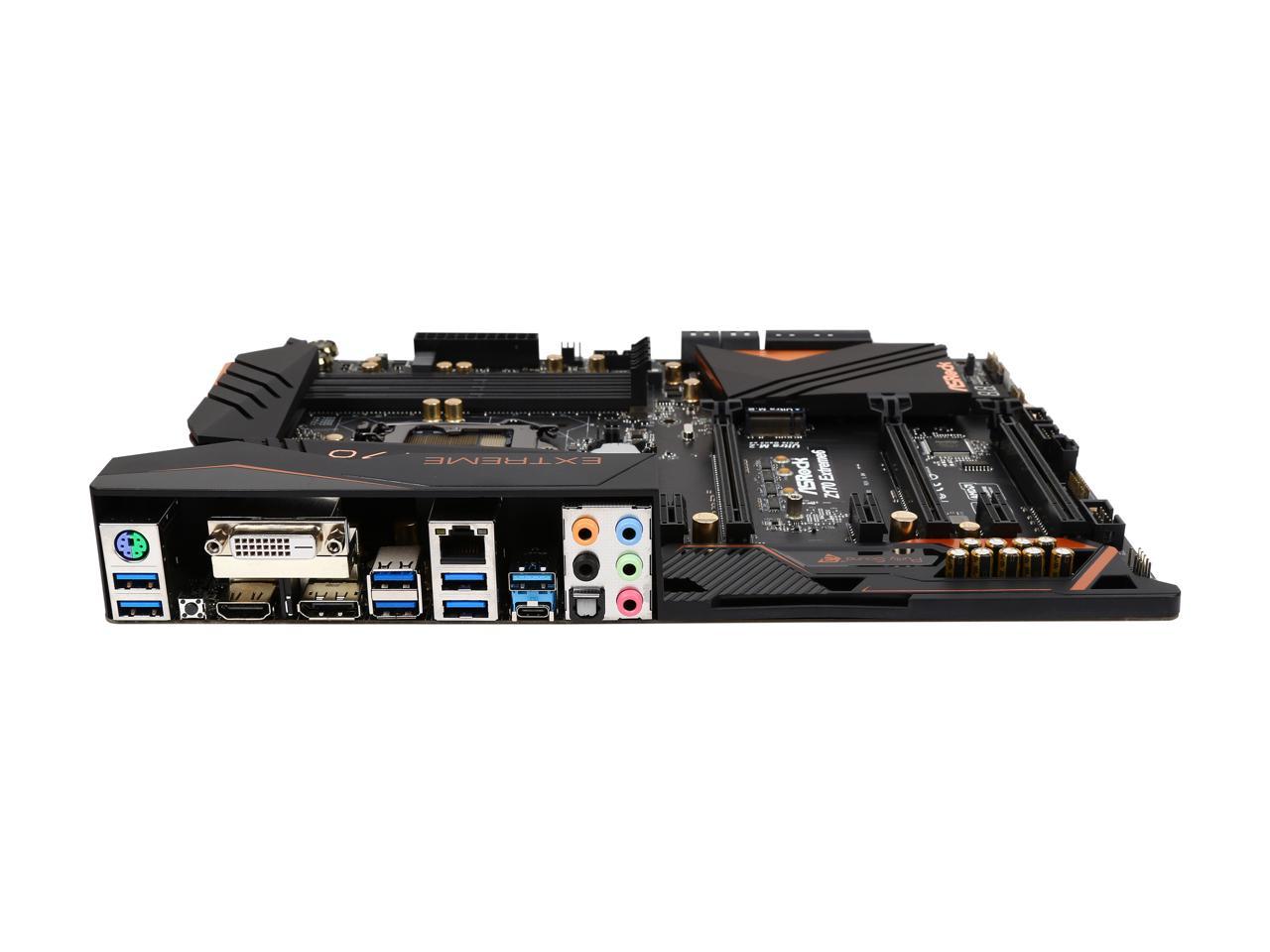ASRock Z170 Extreme6 LGA 1151 Intel Z170 HDMI SATA 6Gb/s USB 3.1 USB 3.0 ATX Intel Motherboard
