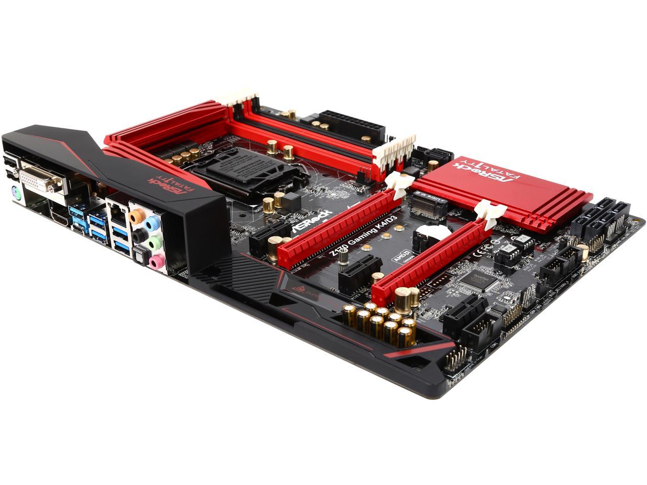 ASRock ASRock Fatal1ty Gaming Z170 Gaming K4/D3 LGA 1151 Intel Z170 HDMI SATA 6Gb/s USB 3.0 ATX Intel Motherboard