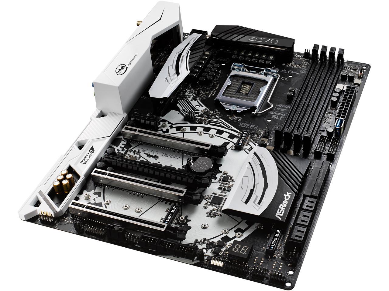 ASRock Z270 TAICHI LGA 1151 Intel Z270 HDMI SATA 6Gb/s USB 3.1 ATX Motherboards - Intel