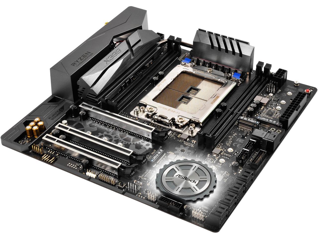 ASRock X399M TAICHI sTR4 AMD X399 SATA 6Gb/s Micro ATX AMD Motherboard