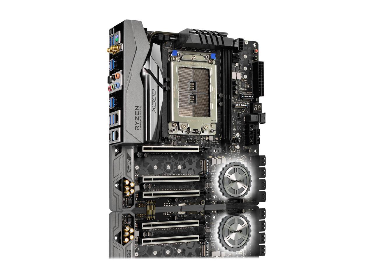 ASRock X399M TAICHI sTR4 AMD X399 SATA 6Gb/s Micro ATX AMD Motherboard