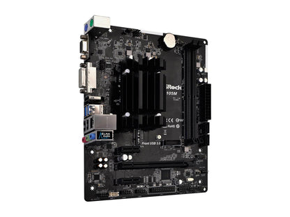 ASRock J4105M Intel Celeron Quad-Core Processor J4105 (up to 2.5 GHz) Micro ATX Motherboard / CPU Combo