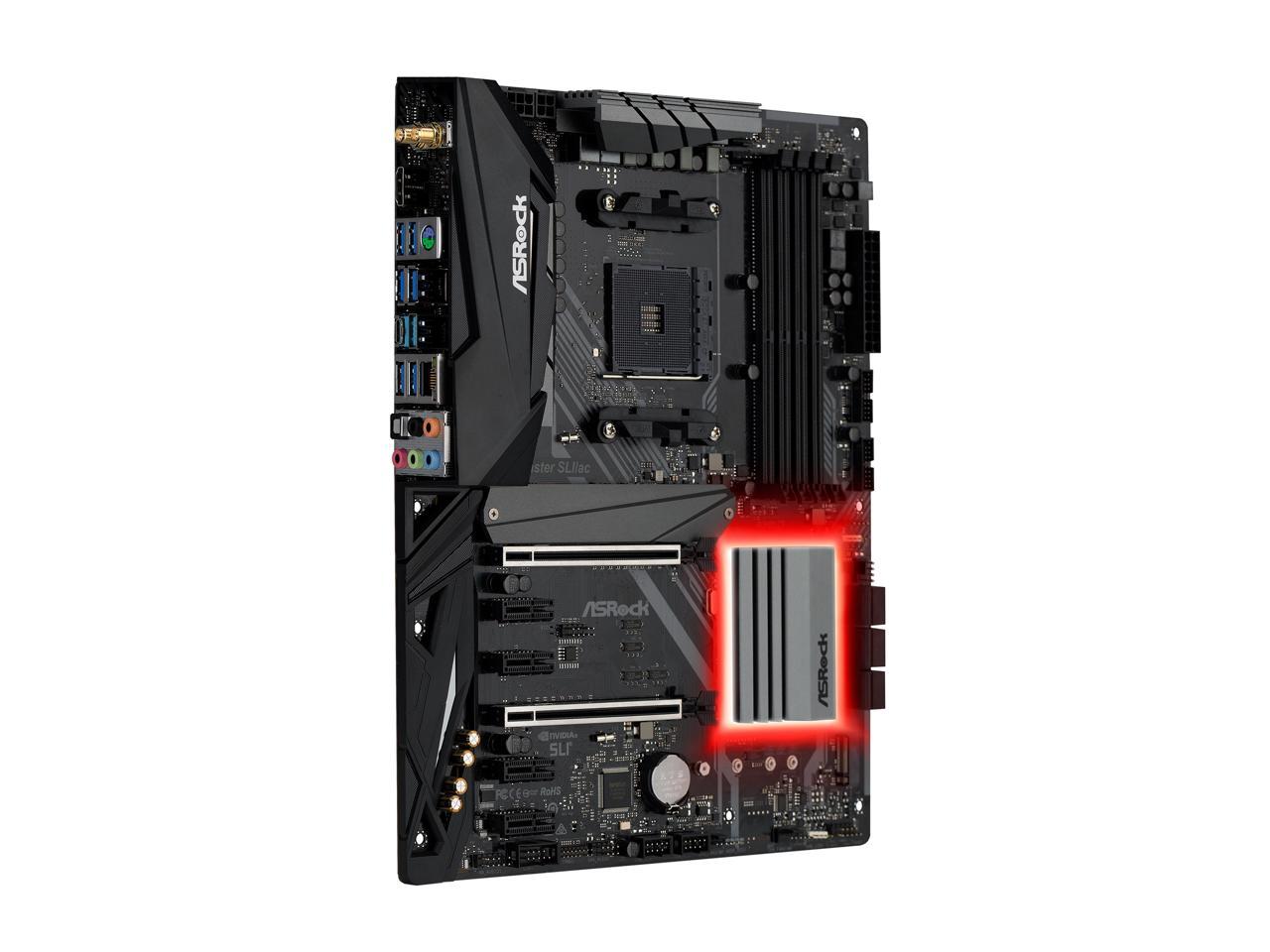 ASRock X470 Master SLI/AC AM4 AMD Ryzen 3000 Series CPU Ready ATX AMD Motherboard