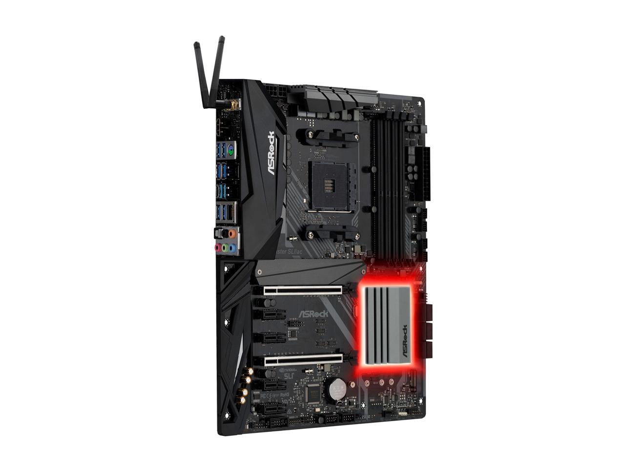 ASRock X470 Master SLI/AC AM4 AMD Ryzen 3000 Series CPU Ready ATX AMD Motherboard