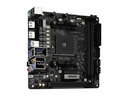 ASRock A320M-ITX AM4 AMD Promontory A320 SATA 6Gb/s USB 3.1 HDMI Mini ITX AMD Motherboard