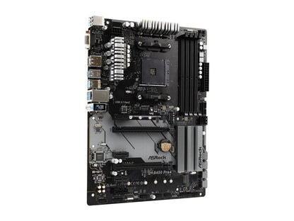 ASRock B450 PRO4 AM4 AMD Promontory B450 SATA 6Gb/s ATX AMD Motherboard