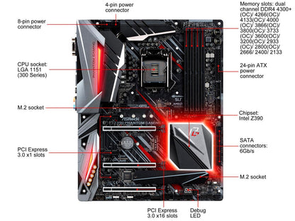 ASRock Z390 Phantom Gaming 6 LGA 1151 (300 Series) Intel Z390 SATA 6Gb/s ATX Intel Motherboard