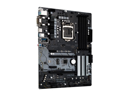 ASRock Z390 Pro4 LGA 1151 (300 Series) Intel Z390 SATA 6Gb/s ATX Intel Motherboard