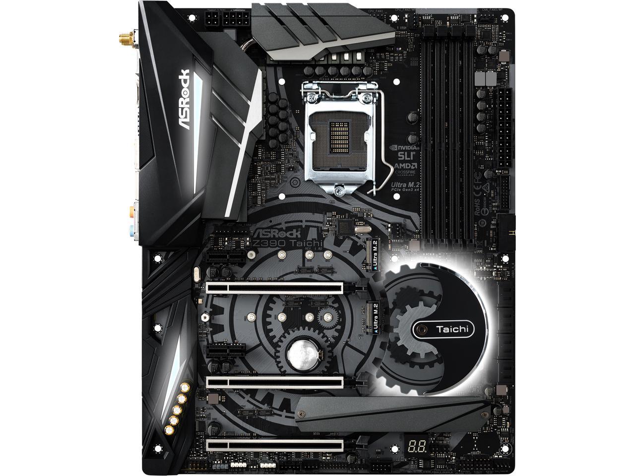 ASRock Z390 Taichi LGA 1151 (300 Series) Intel Z390 SATA 6Gb/s ATX Intel Motherboard