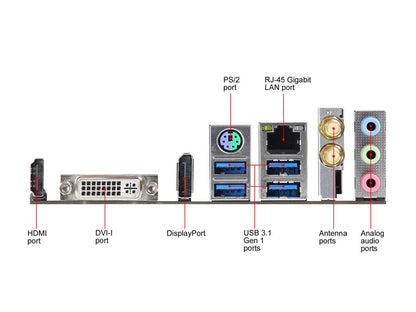 ASRock B365M-ITX/ac LGA 1151 (300 Series) Intel B365 HDMI SATA 6Gb/s USB 3.1 Mini ITX Intel Motherboard