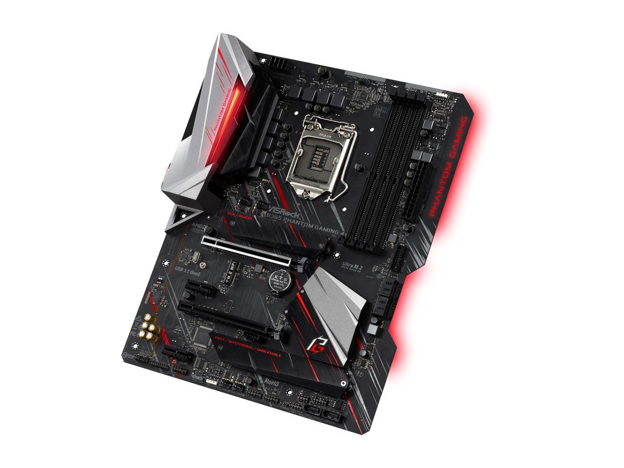 ASRock B365 Phantom Gaming 4 LGA 1151 (300 Series) Intel B365 SATA 6Gb/s ATX Intel Motherboard