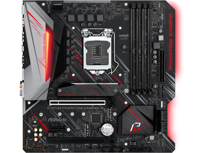 ASRock B365M Phantom Gaming 4 LGA 1151 (300 Series) Intel B365 SATA 6Gb/s Micro ATX Intel Motherboard