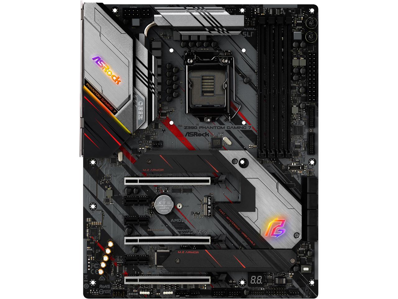 ASRock Z390 PHANTOM GAMING 7 LGA 1151 (300 Series) Intel Z390 SATA 6Gb/s ATX Intel Motherboard