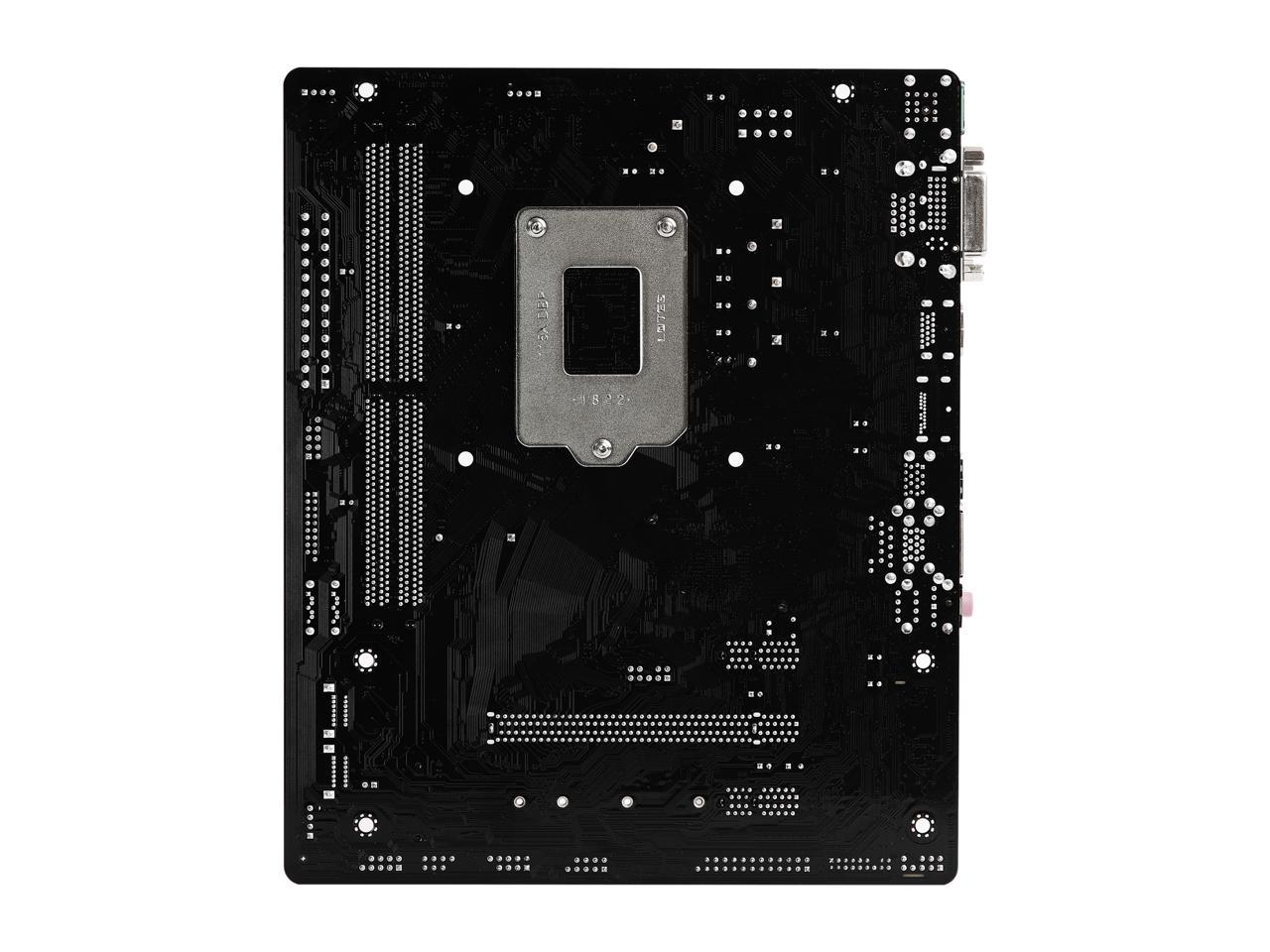 ASRock B365M-HDV LGA 1151 (300 Series) Intel B365 SATA 6Gb/s Micro ATX Intel Motherboard