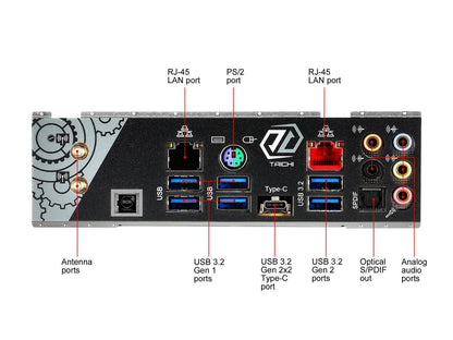 ASRock TRX40 TAICHI sTRX4 AMD TRX40 SATA 6Gb/s ATX AMD Motherboard