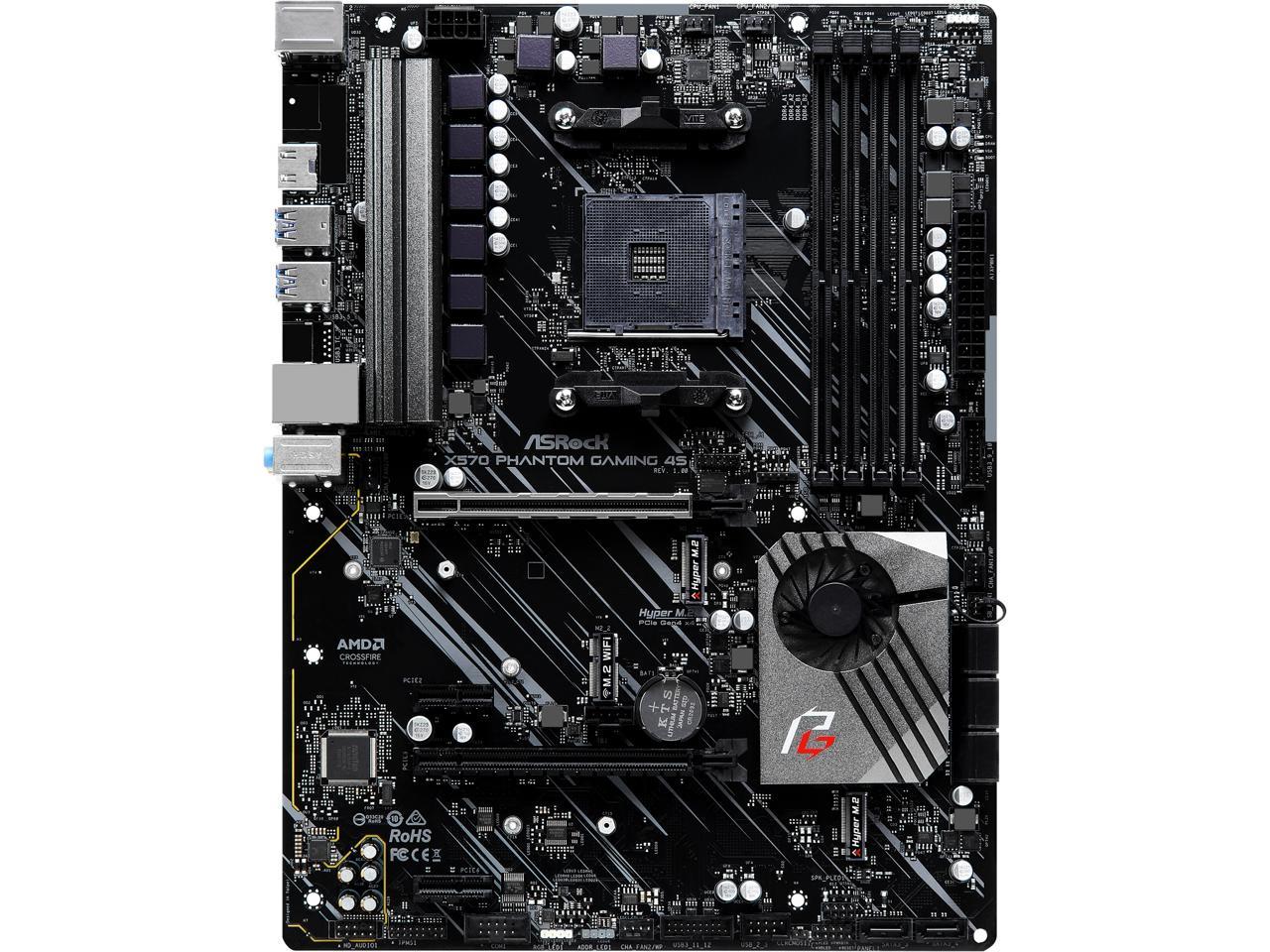 ASRock X570 Phantom Gaming 4S AM4 AMD X570 SATA 6Gb/s ATX AMD Motherboard