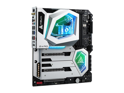 ASRock Z490 AQUA LGA 1200 Intel Z490 SATA 6Gb/s Extended ATX Intel Motherboard