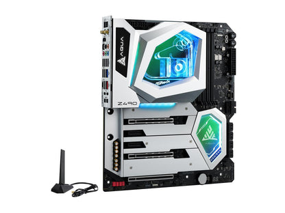 ASRock Z490 AQUA LGA 1200 Intel Z490 SATA 6Gb/s Extended ATX Intel Motherboard