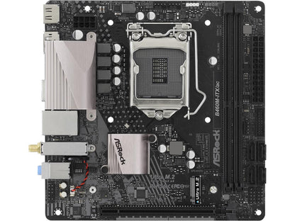 ASRock B460M-ITX/AC LGA 1200 Intel B460 SATA 6Gb/s Mini ITX Intel Motherboard