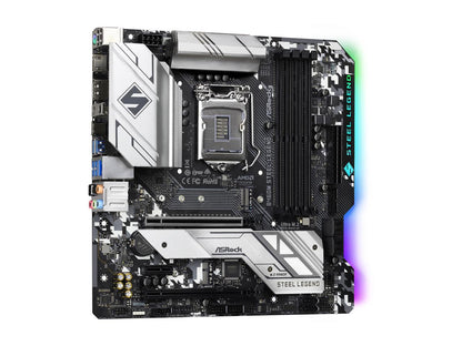 ASRock B460M STEEL LEGEND LGA 1200 Intel B460 SATA 6Gb/s Micro ATX Intel Motherboard
