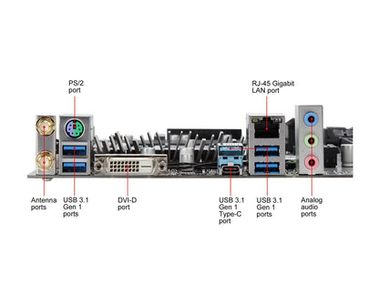ASRock Z370/OEM LGA 1151 (300 Series) ATX Intel Motherboard