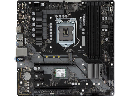 ASRock B360M IB-R LGA 1151 (300 Series) Intel B360 SATA 6Gb/s Micro ATX Intel Motherboard