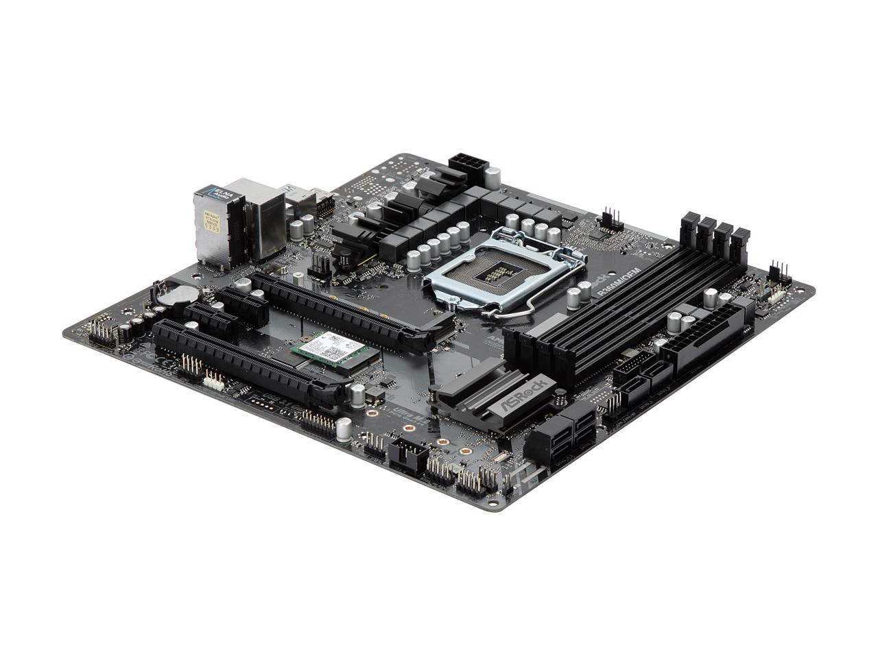 ASRock B360M IB-R LGA 1151 (300 Series) Intel B360 SATA 6Gb/s Micro ATX Intel Motherboard