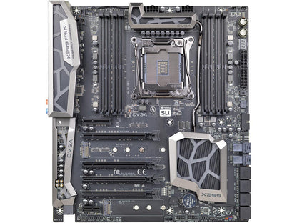 EVGA X299 FTW K, 142-SX-E297-KR, LGA 2066, Intel X299, SATA 6Gb/s, USB 3.1, USB 3.0, EATX, Intel Motherboard