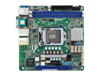 ASRock E3C236D2I Mini ITX Server Motherboard LGA 1151 Intel C236