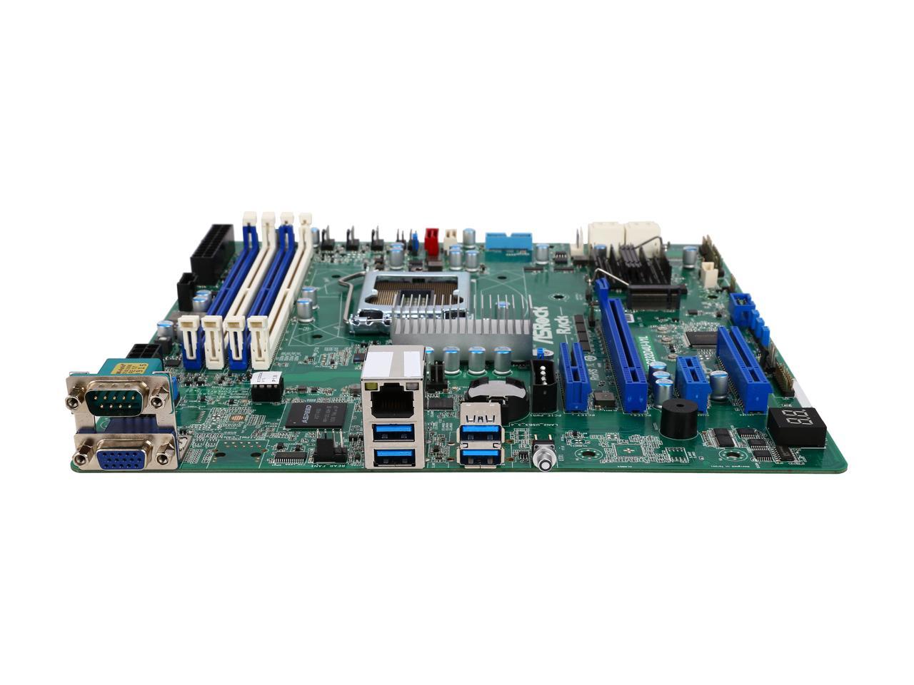 ASRock E3C232D4U-V1L mATX Server Motherboard LGA 1151 Intel C232