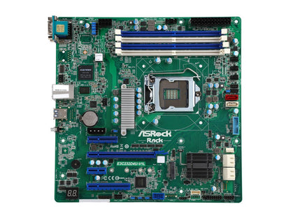 ASRock E3C232D4U-V1L mATX Server Motherboard LGA 1151 Intel C232