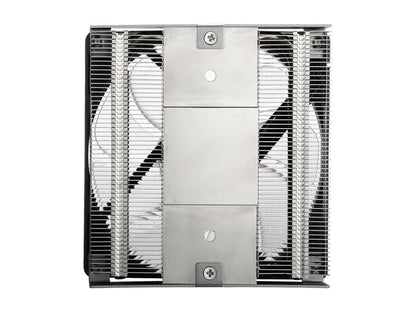 Cooler Master MasterAir G200P RGB low-profile CPU Air Cooler, 39.4 mm Ultra-Low-Profile Heatsink, Two C-Shaped Heatpipe, 92mm PWM Fan, RGB Lighting for AMD Ryzen/Intel LGA1200/1151