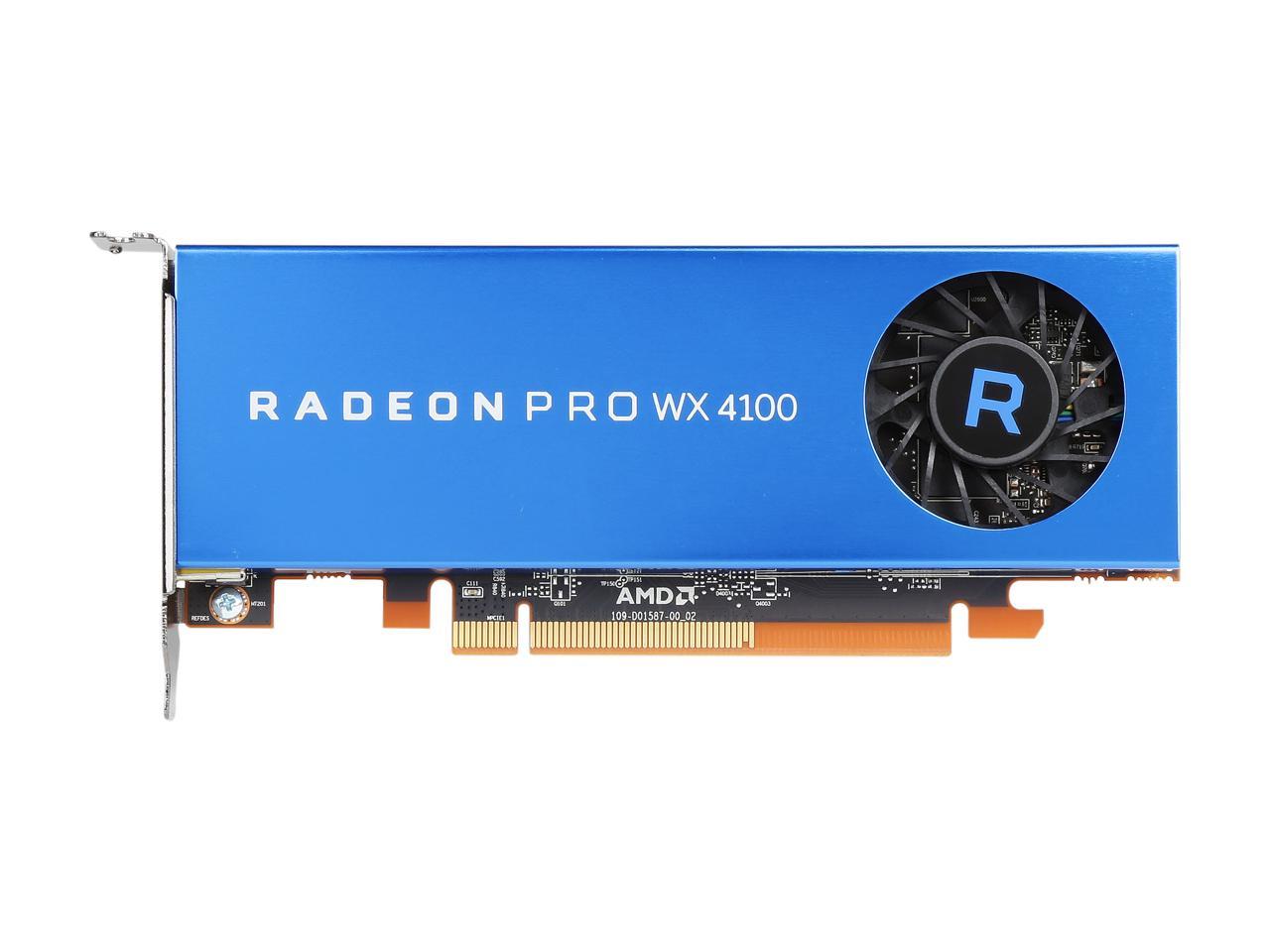 Radeon Pro WX 4100 100-506008 4GB 128-bit GDDR5 Low Profile Workstation Video Card