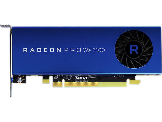 AMD Radeon Pro WX 3100 100-505999 PCI-Express x16 (x8 Electrical) Half Height Workstation Video Card