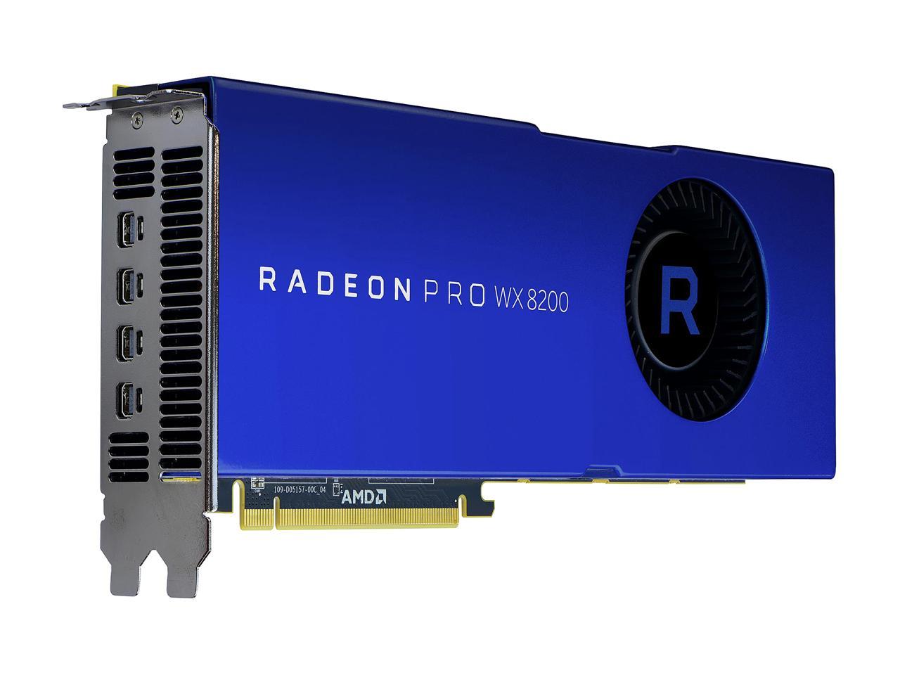 AMD Radeon Pro WX 8200 8GB 2048-bit HBM2 100-505956 Workstation Video Card