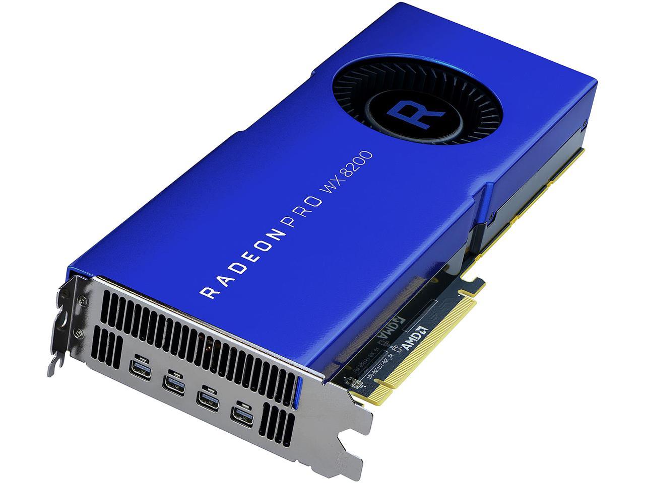 AMD Radeon Pro WX 8200 8GB 2048-bit HBM2 100-505956 Workstation Video Card