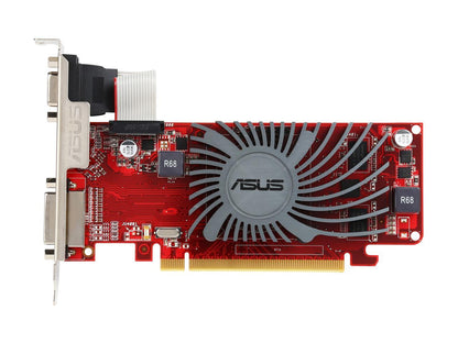 ASUS Radeon HD 6450 DirectX 11 EAH6450 Silent/DI/1GD3(LP) 1GB 64-Bit DDR3 PCI Express 2.1 HDCP Ready Low Profile Ready Video Card