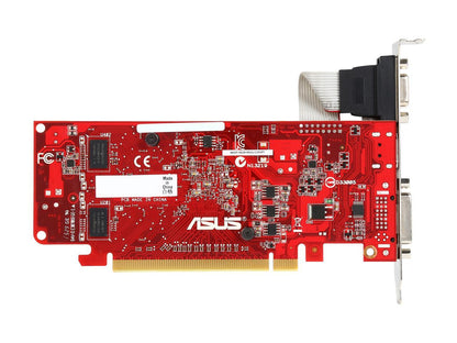 ASUS Radeon HD 6450 DirectX 11 EAH6450 Silent/DI/1GD3(LP) 1GB 64-Bit DDR3 PCI Express 2.1 HDCP Ready Low Profile Ready Video Card