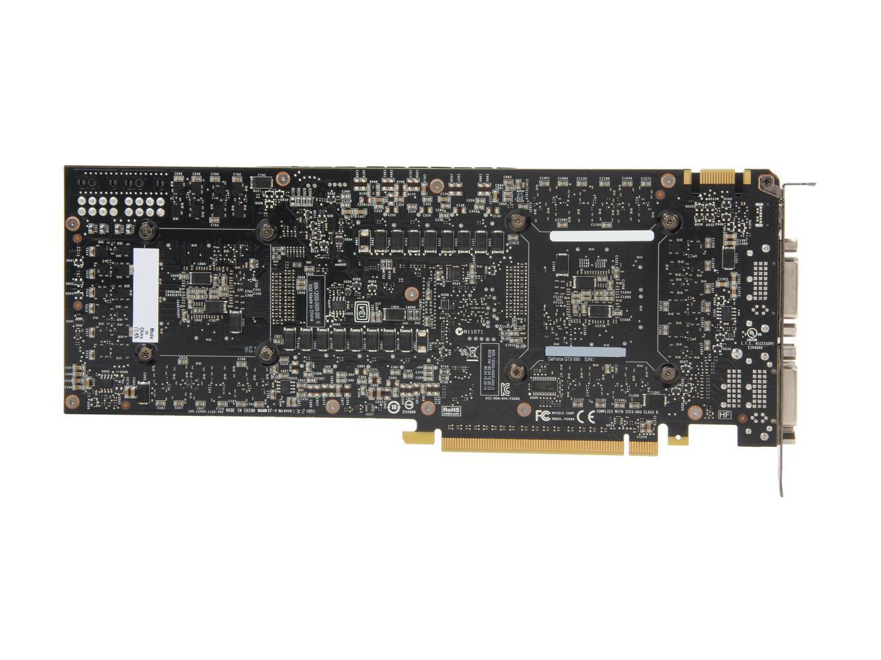 ASUS GeForce GTX 690 DirectX 11 GTX690-4GD5 4GB 512-Bit GDDR5 PCI Express 3.0 x16 HDCP Ready SLI Support Video Card