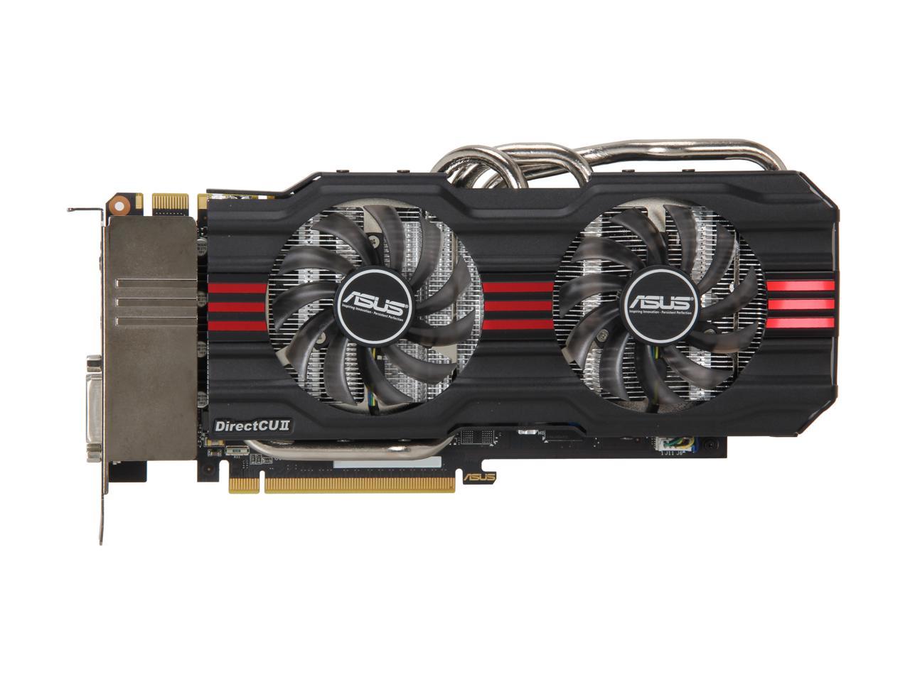 ASUS GeForce GTX 670 DirectX 11 GTX670-DC2-2GD5 2GB 256-Bit GDDR5 PCI Express 3.0 x16 HDCP Ready SLI Support Video Card