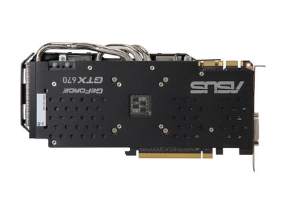 ASUS GeForce GTX 670 DirectX 11 GTX670-DC2-2GD5 2GB 256-Bit GDDR5 PCI Express 3.0 x16 HDCP Ready SLI Support Video Card