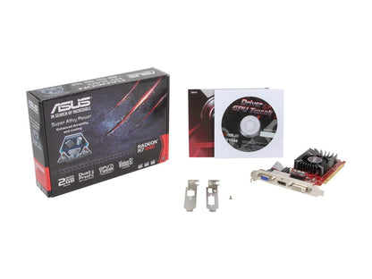 ASUS Radeon R7 240 DirectX 11.2 R7240-2GD3-L 2GB 128-Bit DDR3 PCI Express 3.0 HDCP Ready Low Profile Video Card