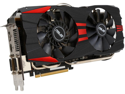 ASUS GeForce GTX 780 DirectX 11.1 GTX780-DC2OC-3GD5 3GB 384-Bit GDDR5 PCI Express 3.0 HDCP Ready SLI Support Video Card