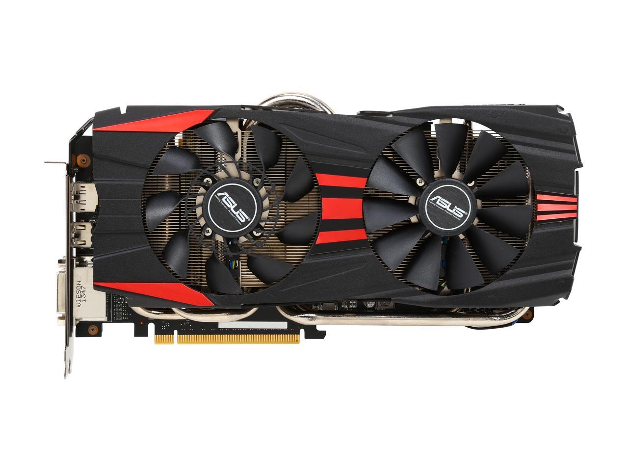 ASUS GeForce GTX 780 DirectX 11.1 GTX780-DC2OC-3GD5 3GB 384-Bit GDDR5 PCI Express 3.0 HDCP Ready SLI Support Video Card