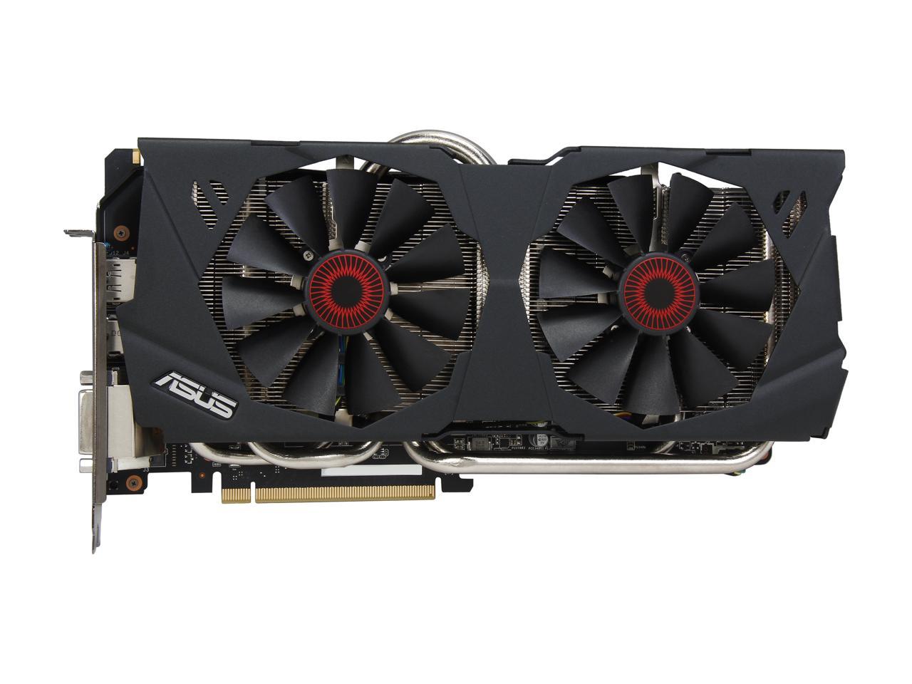 ASUS GeForce GTX 980 STRIX-GTX980-DC2OC-4GD5 4GB 256-Bit GDDR5 PCI Express 3.0 HDCP Ready SLI Support Video Card