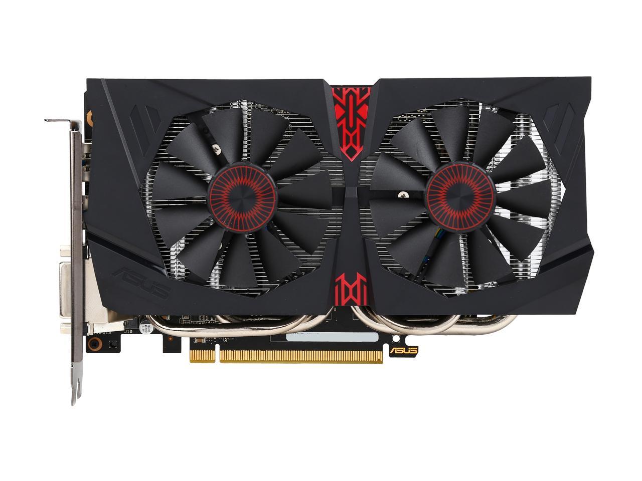 ASUS GeForce GTX 960 STRIX-GTX960-DC2OC-4GD5 4GB 128-Bit GDDR5 PCI Express 3.0 HDCP Ready SLI Support Video Card
