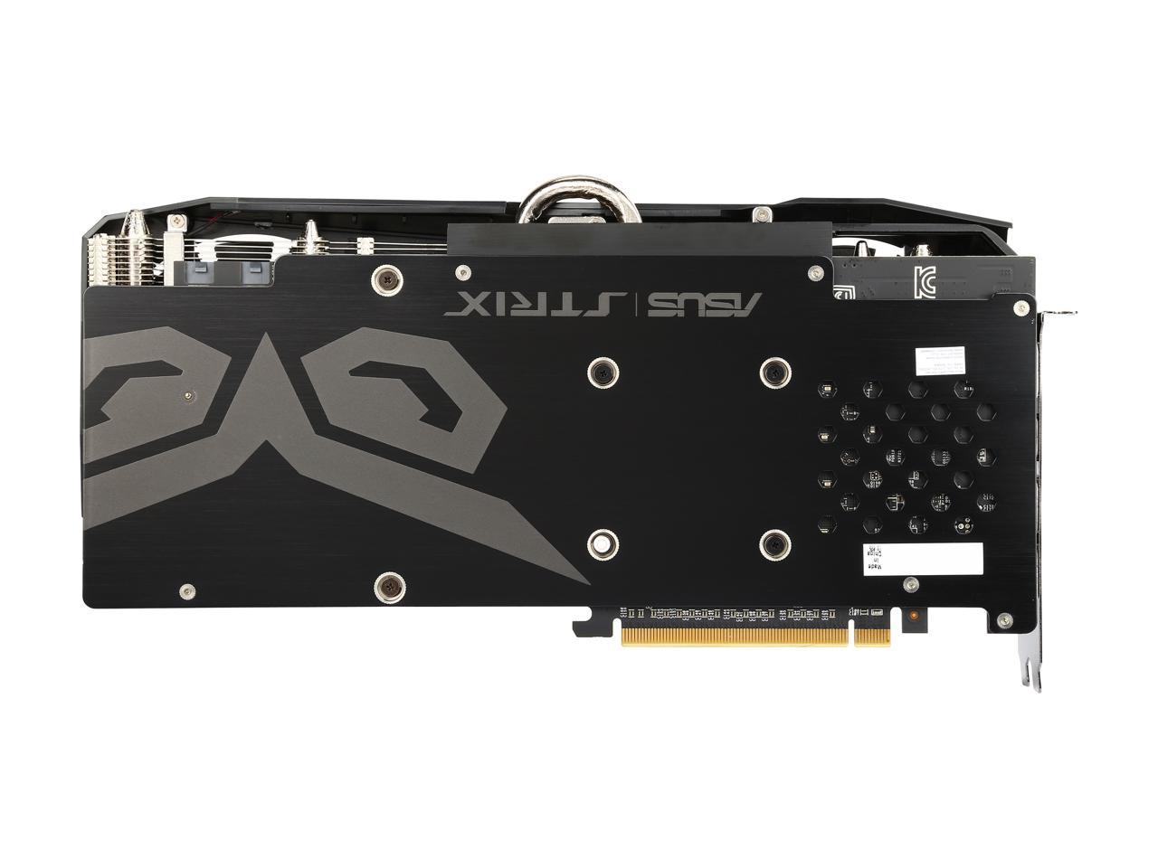 ASUS Radeon R9 390X DirectX 12 STRIX-R9390X-DC3OC-8GD5-GAMING 8GB 512-Bit GDDR5 PCI Express 3.0 HDCP Ready Video Card