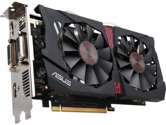 ASUS GeForce GTX 950 STRIX-GTX950-DC2OC-2GD5-GAMING 2GB 128-Bit GDDR5 PCI Express 3.0 HDCP Ready SLI Support Video Card