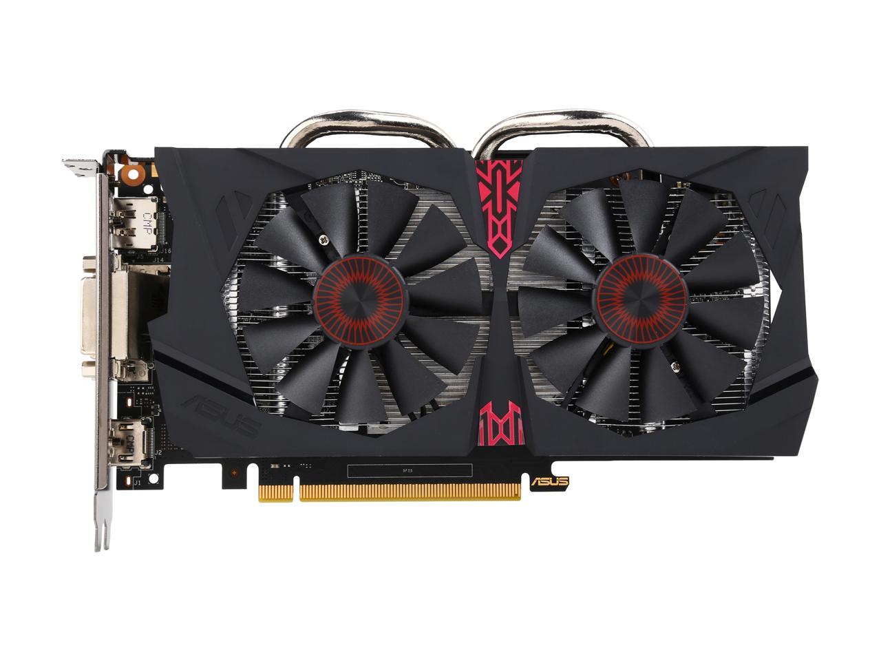ASUS GeForce GTX 950 STRIX-GTX950-DC2OC-2GD5-GAMING 2GB 128-Bit GDDR5 PCI Express 3.0 HDCP Ready SLI Support Video Card