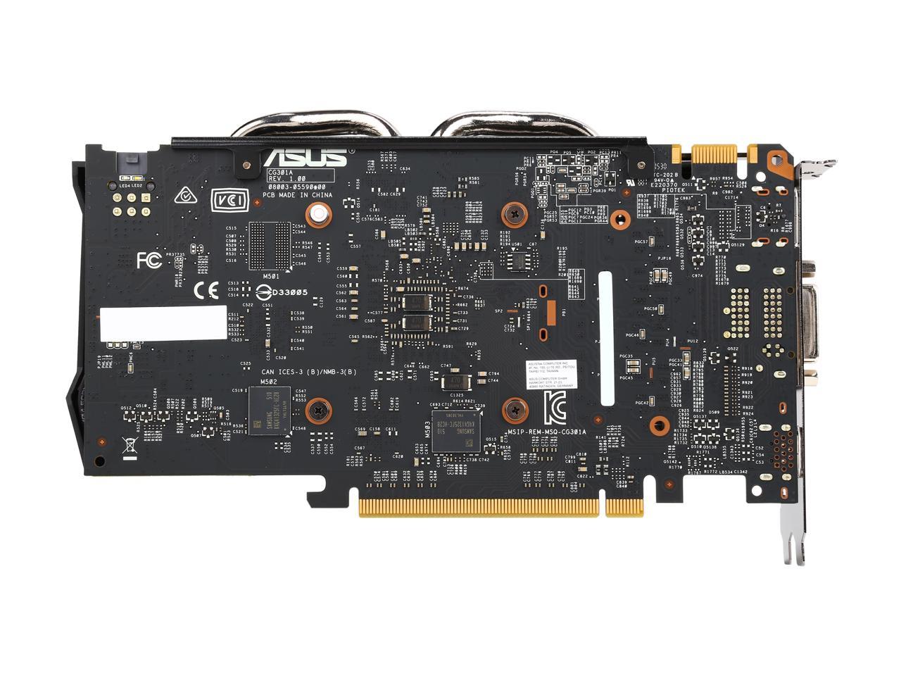 ASUS GeForce GTX 950 STRIX-GTX950-DC2OC-2GD5-GAMING 2GB 128-Bit GDDR5 PCI Express 3.0 HDCP Ready SLI Support Video Card